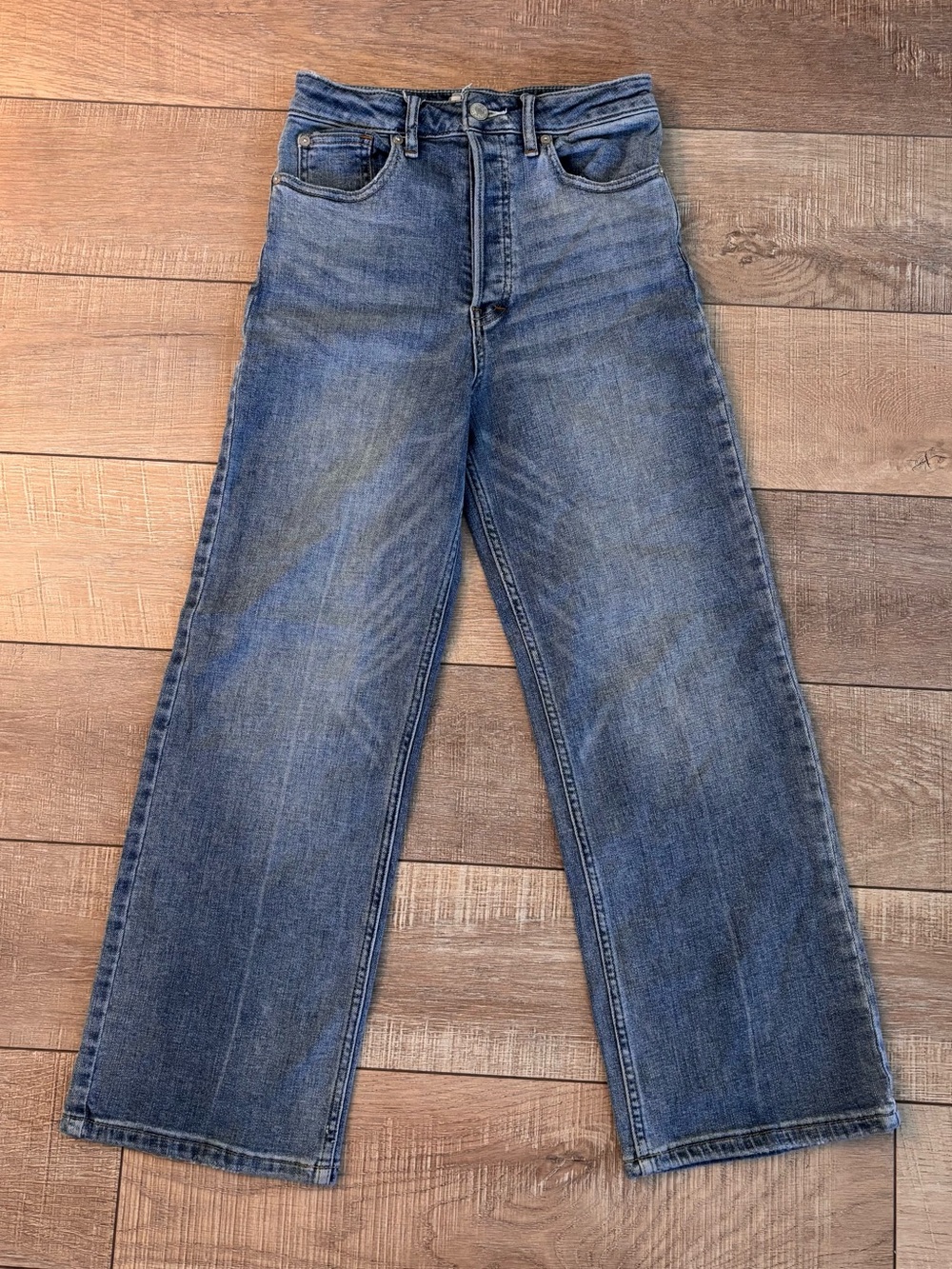 Free People High Waist Cropped Jeans